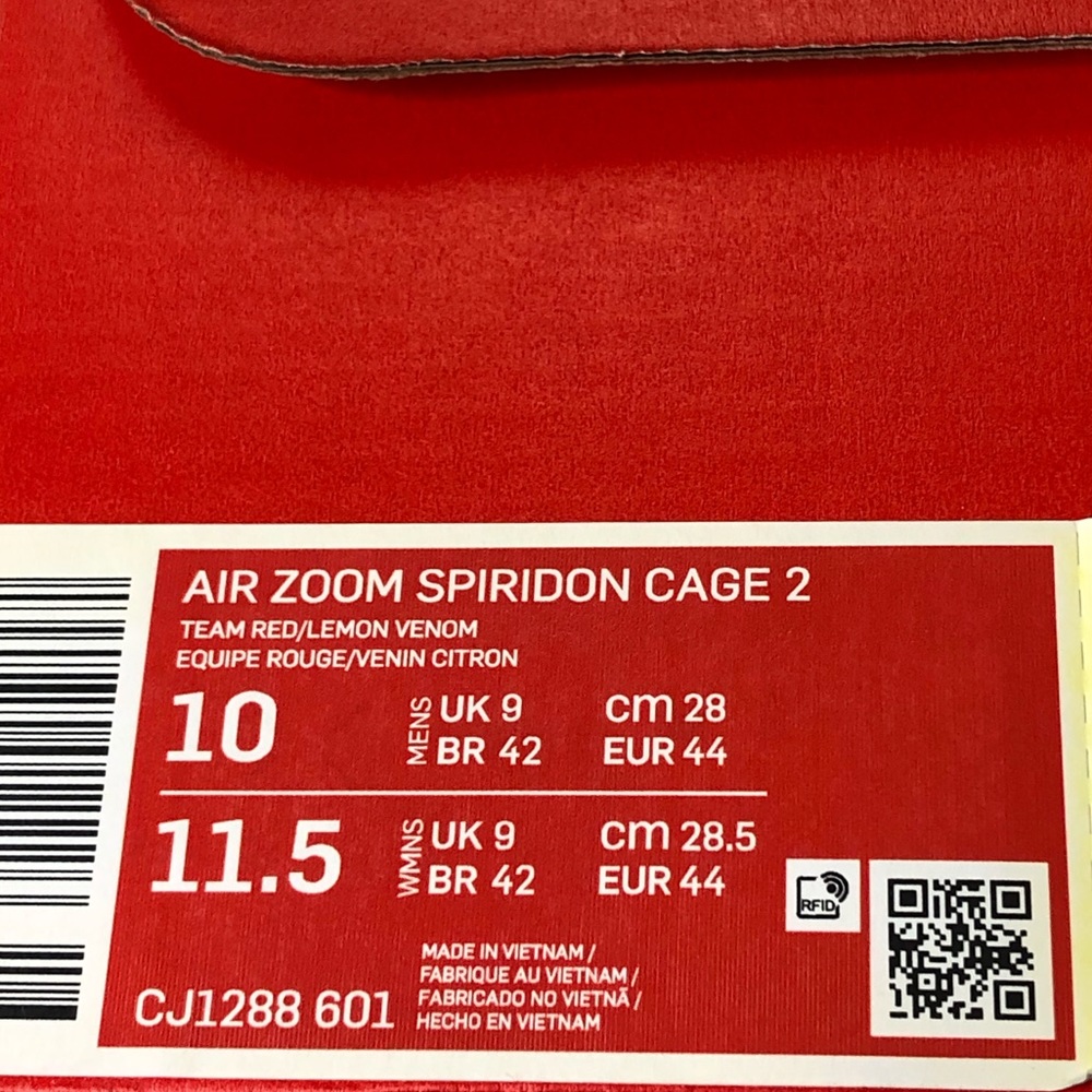 Nike Air Zoom Spiridon Cage 2 Mens Size 10 Shoes - Picture 9 of 9